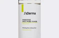 Пилинг тонер с гликолевой кислотой J'sDERMA Pore Cleaning&Refine Glycolic Acid 1% Toner