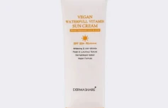 Солнцезащитный крем для лица с витамином С Dermashare Derma Share Vegan Waterful Vitamin Sun Cream SPF50+PA++++
