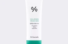 Солнцезащитный веганский крем с центеллой Dr.Ceuracle Cica Regen Vegan Sun SPF 50+ PA++++