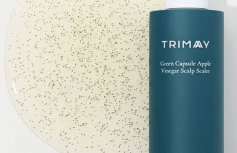 Пилинг для кожи головы с яблочным уксусом и растительными экстрактами TRIMAY Green Capsule Apple Vinegar Scalp Scaler