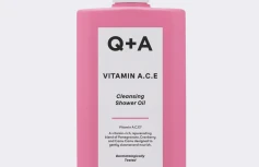 Очищающее масло для душа с комплексом витаминов Q+A Vitamin A.C.E. Cleansing Shower Oil
