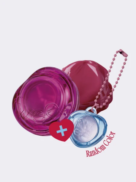 Набор: Оттеночное желе для губ и щёк + брелок fwee Lip&Cheek Glowy Jelly Pot JM01 Compote Keyring Set Набор: Оттеночное желе для губ и щёк + брелок fwee Lip&Cheek Glowy Jelly Pot JM01 Compote Keyring Set