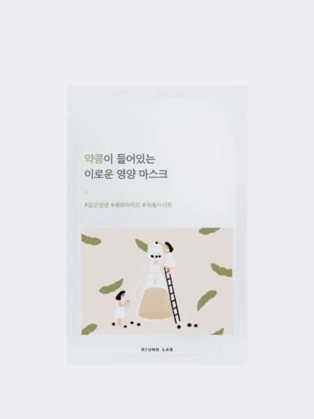 Питательная тканевая маска с экстрактом черной сои Round Lab Soybean Nourishing Sheet Mask Питательная тканевая маска с экстрактом черной сои Round Lab Soybean Nourishing Sheet Mask