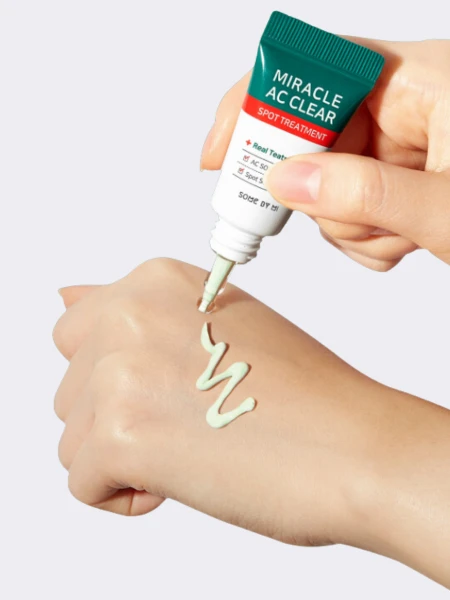Точечный крем-маска против высыпаний с экстрактом чайного дерева Some By Mi Miracle AC Clear Spot Treatment Точечный крем-маска против высыпаний с экстрактом чайного дерева Some By Mi Miracle AC Clear Spot Treatment
