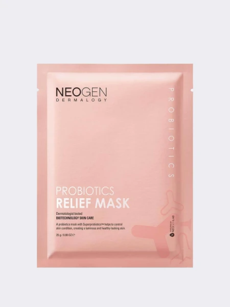 Восстанавливающая маска с пробиотиками и пептидами NEOGEN Probiotics Relief Mask Восстанавливающая маска с пробиотиками и пептидами NEOGEN Probiotics Relief Mask