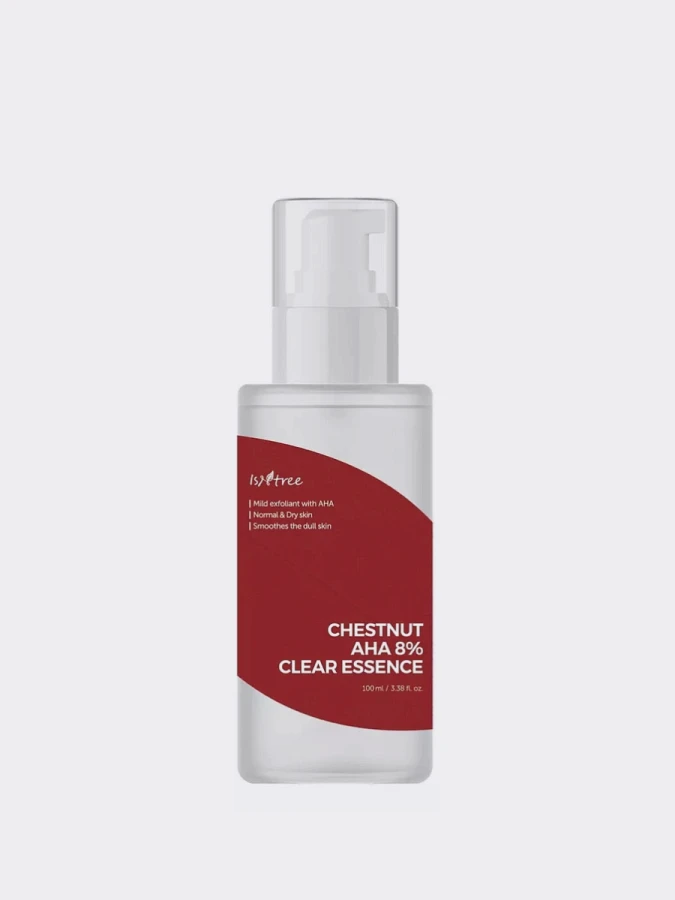 Отшелушивающая эссенция с экстрактом каштана IsNtree Chestnut AHA 8% Clear Essence Отшелушивающая эссенция с экстрактом каштана IsNtree Chestnut AHA 8% Clear Essence