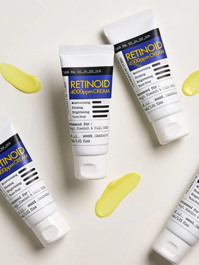 Усиленный интенсивный ночной крем для лица с ретиноидами Derma Factory Retinoid 4000ppm Cream Усиленный интенсивный ночной крем для лица с ретиноидами Derma Factory Retinoid 4000ppm Cream