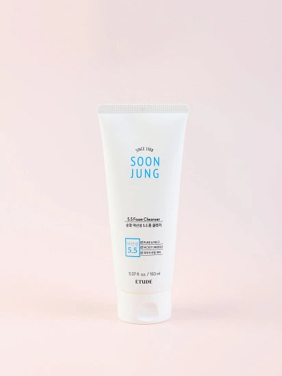 Слабокислотная очищающая пенка ETUDE HOUSE  Soon Jung 5.5 Foam Cleanser Слабокислотная очищающая пенка ETUDE HOUSE  Soon Jung 5.5 Foam Cleanser