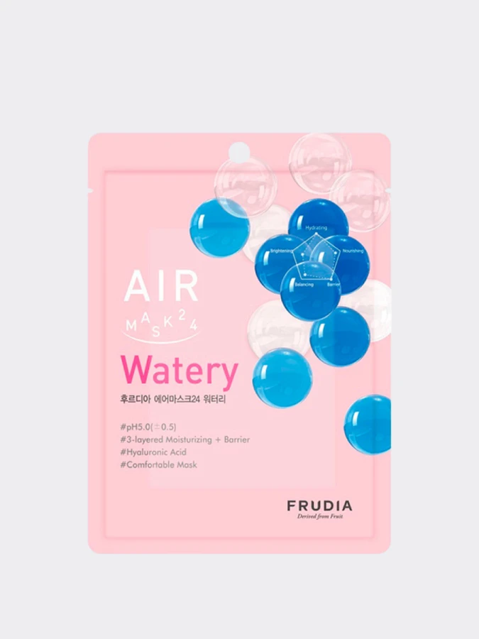 Воздушная тканевая маска для глубокого увлажнения Frudia Air Mask 24 Watery Воздушная тканевая маска для глубокого увлажнения Frudia Air Mask 24 Watery