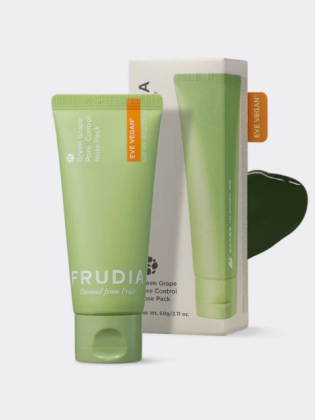 Маска-плёнка для очищения пор с экстрактом зелёного винограда Frudia Green Grape Pore Control Nose Pack Маска-плёнка для очищения пор с экстрактом зелёного винограда Frudia Green Grape Pore Control Nose Pack