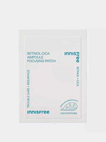 Патчи против воспалений с ретинолом и экстрактом центеллы innisfree Retinol Cica Focusing Patch Патчи против воспалений с ретинолом и экстрактом центеллы innisfree Retinol Cica Focusing Patch