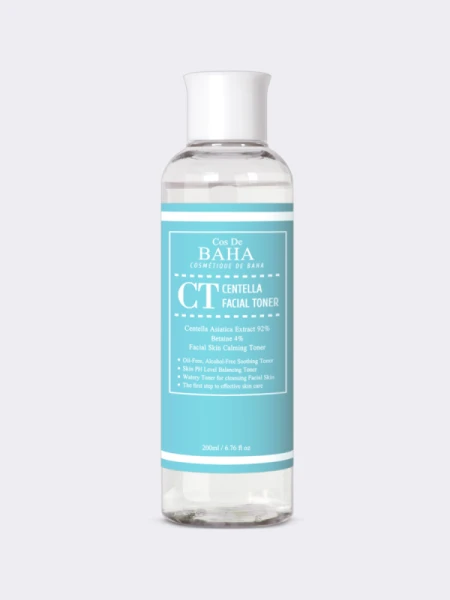 Успокаивающий тонер для лица с экстрактом центеллы азиатской Cos De BAHA Centella Facial Toner CT Успокаивающий тонер для лица с экстрактом центеллы азиатской Cos De BAHA Centella Facial Toner CT