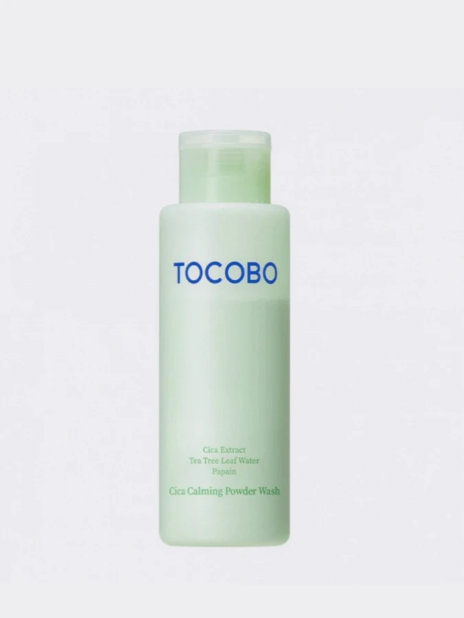 Успокаивающая энзимная пудра с экстрактом центеллы TOCOBO Cica Calming Powder Wash Успокаивающая энзимная пудра с экстрактом центеллы TOCOBO Cica Calming Powder Wash
