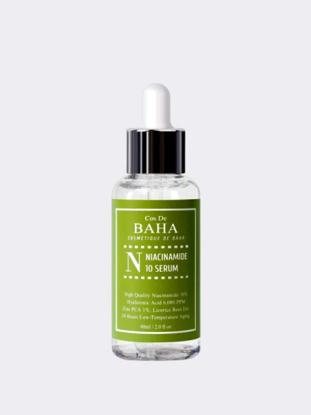 Противовоспалительная себорегулирующая  сыворотка Cos De BAHA Niacinamide 10 serum N MAXI Противовоспалительная себорегулирующая  сыворотка Cos De BAHA Niacinamide 10 serum N MAXI