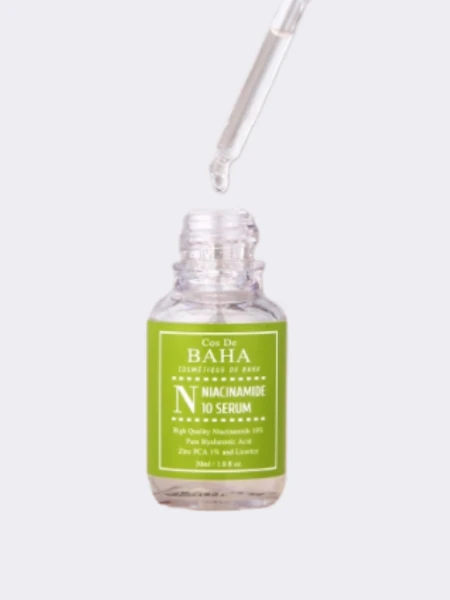 Противовоспалительная себорегулирующая  сыворотка Cos De BAHA Niacinamide 10 serum N Противовоспалительная себорегулирующая  сыворотка Cos De BAHA Niacinamide 10 serum N