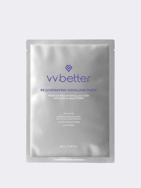 Восстанавливающая тканевая маска со скваланом и ПДРН VVBETTER Rejuvenating Squalane Mask Восстанавливающая тканевая маска со скваланом и ПДРН VVBETTER Rejuvenating Squalane Mask