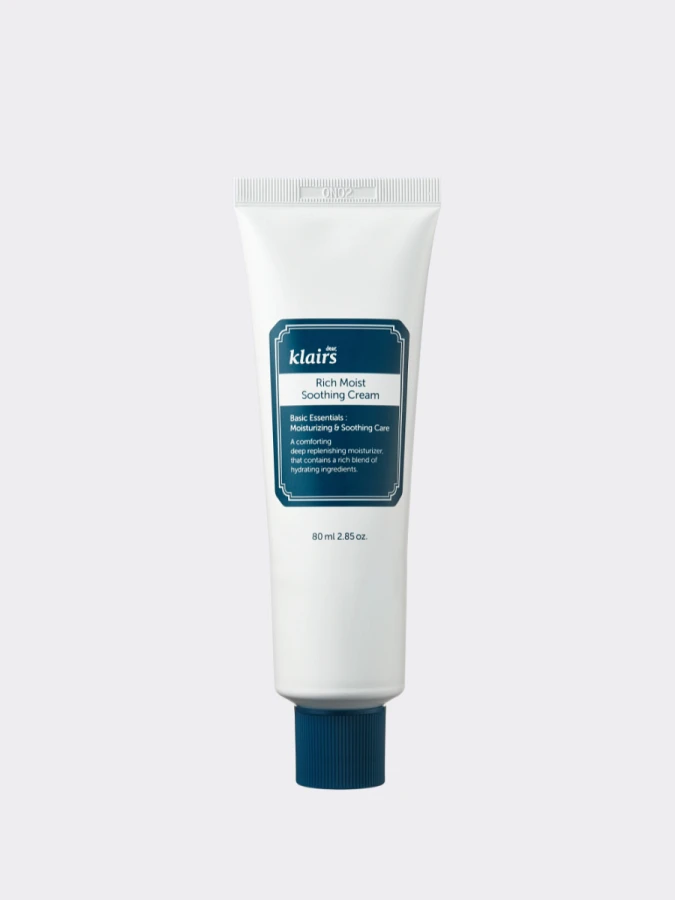 Базовый увлажняющий насыщенный крем Dear, Klairs Rich Moist Soothing Cream Базовый увлажняющий насыщенный крем Dear, Klairs Rich Moist Soothing Cream