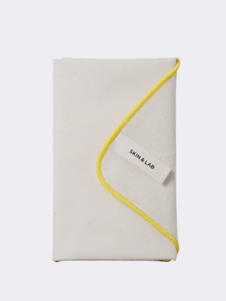 Очищающее хлопковое полотенце для умывания SKIN&LAB Ganghwa Sochang Eco Cleansing Towel Yellow Очищающее хлопковое полотенце для умывания SKIN&LAB Ganghwa Sochang Eco Cleansing Towel Yellow