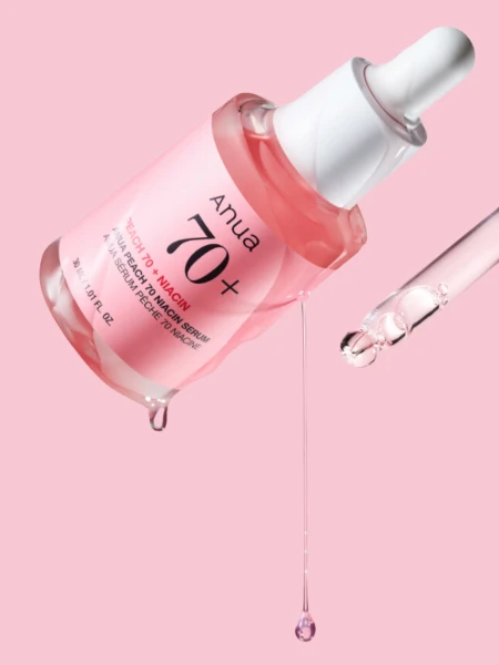 Тонизирующая сыворотка для лица с экстрактом персика и ниацинамидом ANUA Peach 70% Niacin Serum Тонизирующая сыворотка для лица с экстрактом персика и ниацинамидом ANUA Peach 70% Niacin Serum