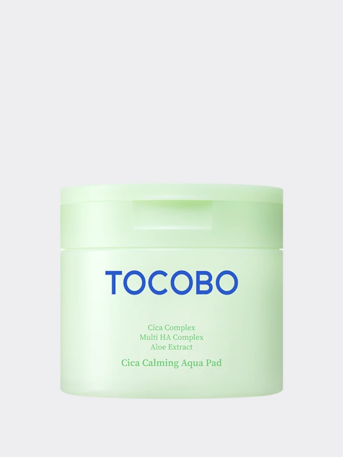 Успокаивающие тонер-пэды с экстрактом центеллы TOCOBO Cica Calming Aqua Pad Успокаивающие тонер-пэды с экстрактом центеллы TOCOBO Cica Calming Aqua Pad