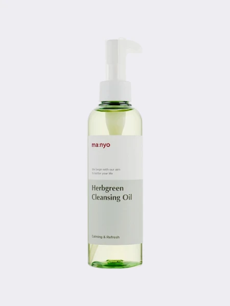Освежающее гидрофильное масло с травами Ma:nyo Factory Herb Green Cleansing Oil Освежающее гидрофильное масло с травами Ma:nyo Factory Herb Green Cleansing Oil