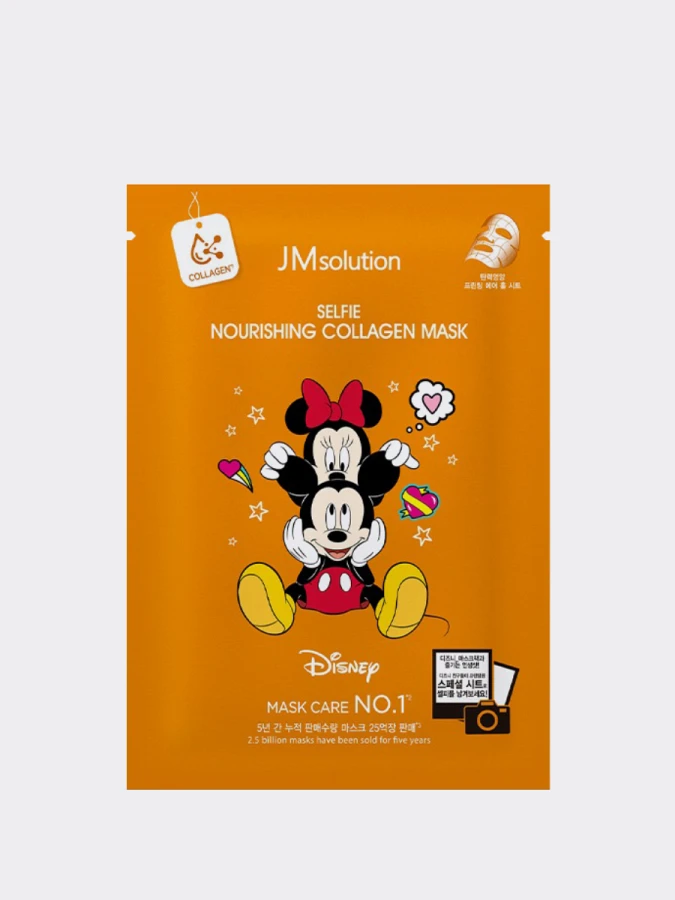 Питательная тканевая маска с коллагеном JMSolution Disney Collection Selfie Collagen Mask Питательная тканевая маска с коллагеном JMSolution Disney Collection Selfie Collagen Mask