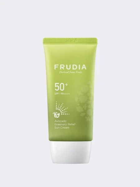Солнцезащитный крем с экстрактом авокадо Frudia Avocado Greenery Relief Sun Cream SPF50+ PA++++ Солнцезащитный крем с экстрактом авокадо Frudia Avocado Greenery Relief Sun Cream SPF50+ PA++++
