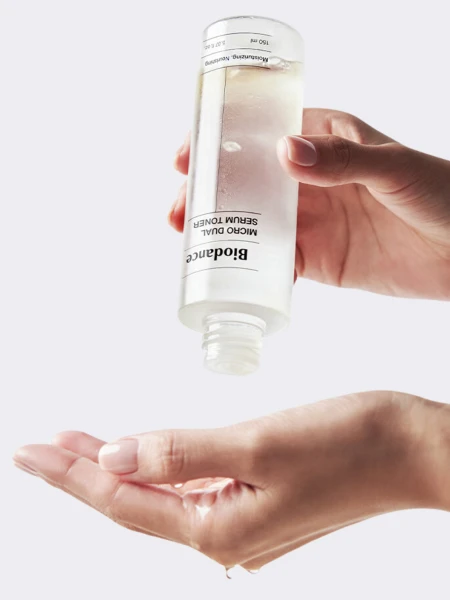 Двухфазный питательный тонер с маслами и гиалуроновой кислотой Biodance Micro Dual Serum Toner Двухфазный питательный тонер с маслами и гиалуроновой кислотой Biodance Micro Dual Serum Toner