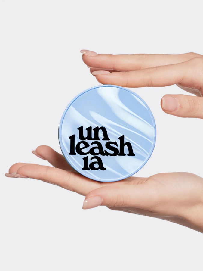 Тональный кушон с полуматовым финишем UNLEASHIA Babe Skin Baby Blue Cushion 21C Baby Cheek Тональный кушон с полуматовым финишем UNLEASHIA Babe Skin Baby Blue Cushion 21C Baby Cheek