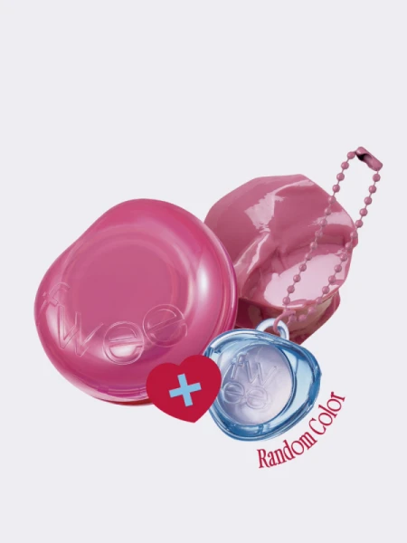 Набор: Оттеночное желе для губ и щёк + брелок fwee Lip&Cheek Glowy Jelly Pot JP03 Sweets Keyring Set Набор: Оттеночное желе для губ и щёк + брелок fwee Lip&Cheek Glowy Jelly Pot JP03 Sweets Keyring Set