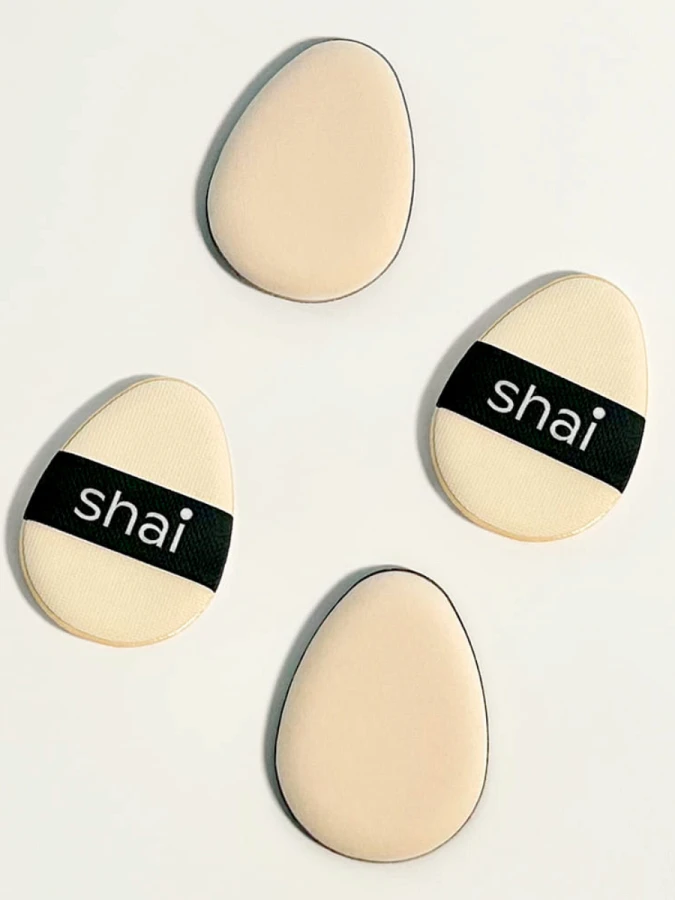 Набор мини-спонжей для консилера ShaiShaiShai Mini Banana Puff Set Набор мини-спонжей для консилера ShaiShaiShai Mini Banana Puff Set