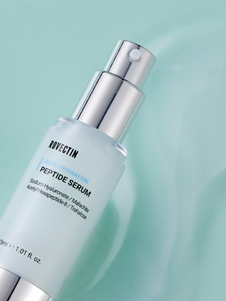Разглаживающая сыворотка для лица с пептидами ROVECTIN Aqua Peptide Serum Разглаживающая сыворотка для лица с пептидами ROVECTIN Aqua Peptide Serum