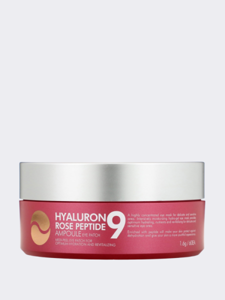 Тонизирующие патчи для век с экстрактом розы MEDI-PEEL Peptide 9 Hyaluron Rose Ampoule Eye Patch Тонизирующие патчи для век с экстрактом розы MEDI-PEEL Peptide 9 Hyaluron Rose Ampoule Eye Patch