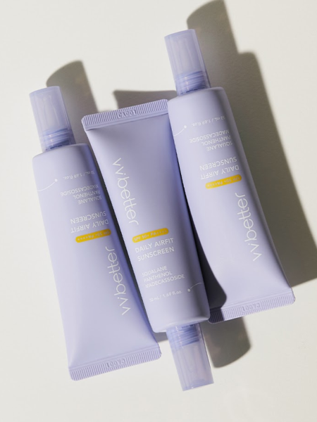 Лёгкий увлажняющий солнцезащитный крем VVBETTER Daily Airfit Sunscreen SPF50+ PA++++ Лёгкий увлажняющий солнцезащитный крем VVBETTER Daily Airfit Sunscreen SPF50+ PA++++