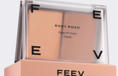 Кремовые спрессованные румяна в теплых оттенках FEEV Hyper-Fit Color Cheek Rosy Road