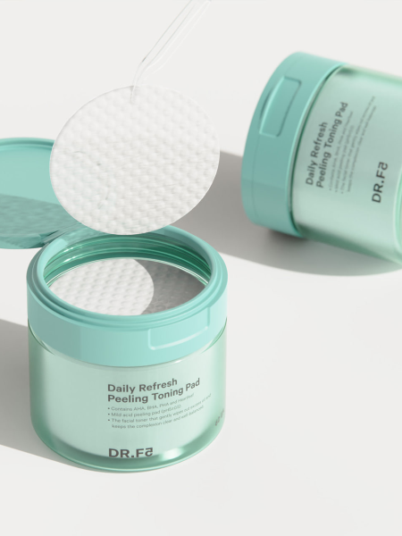 Отшелушивающие слабокислотные тонер-пэды для лица DR.F5 Daily Refresh Peeling Toning Pad Отшелушивающие слабокислотные тонер-пэды для лица DR.F5 Daily Refresh Peeling Toning Pad