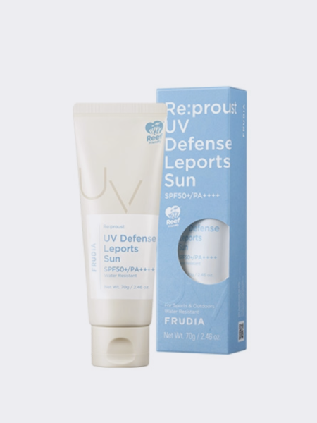 Минеральный солнцезащитный крем для лица FRUDIA Re:proust UV Defence Leports Sun SPF50+ PA++++ Минеральный солнцезащитный крем для лица FRUDIA Re:proust UV Defence Leports Sun SPF50+ PA++++