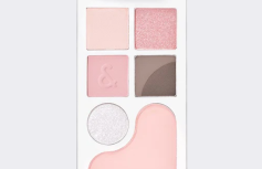 Палетка для макияжа век и лица в клубничных оттенках rom&nd Bare Layer Palette 02 Strawberry Mood