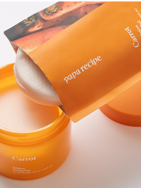 Тонизирующие пилинг-пэды с экстрактом моркови и комплексом кислот Papa Recipe Carrot Solution Peeling Pad Refill Тонизирующие пилинг-пэды с экстрактом моркови и комплексом кислот Papa Recipe Carrot Solution Peeling Pad Refill