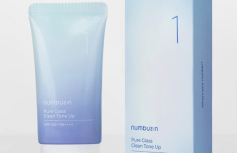 Ультралёгкий тональный флюид для сияния кожи Numbuzin No.1 Pure Glass Clean Tone Up SPF50+ PA++++