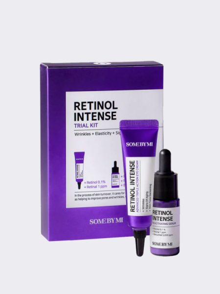 Набор миниатюр для ухода за кожей с ретинолом и бакучиолом Some By Mi Retinol Intense Trial Kit Набор миниатюр для ухода за кожей с ретинолом и бакучиолом Some By Mi Retinol Intense Trial Kit