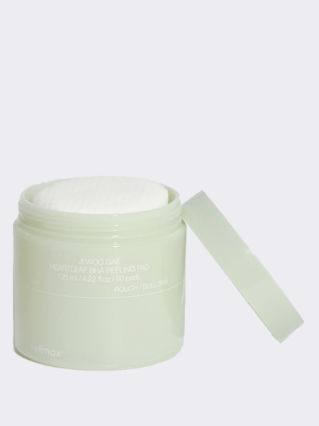 Отшелушивающие тонер-пэды с экстрактом хауттюйнии Celimax Ji Woo Gae Heartleaf BHA Peeling Pad Отшелушивающие тонер-пэды с экстрактом хауттюйнии Celimax Ji Woo Gae Heartleaf BHA Peeling Pad