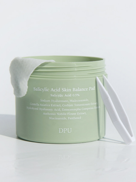 Мягкие отшелушивающие тонер-пэды для лица с салициловой кислотой 0.5% DPU Salicylic Acid Skin Balance Pad Мягкие отшелушивающие тонер-пэды для лица с салициловой кислотой 0.5% DPU Salicylic Acid Skin Balance Pad