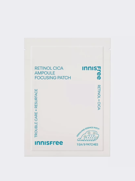 Патчи против воспалений с ретинолом и экстрактом центеллы innisfree Retinol Cica Focusing Patch Патчи против воспалений с ретинолом и экстрактом центеллы innisfree Retinol Cica Focusing Patch