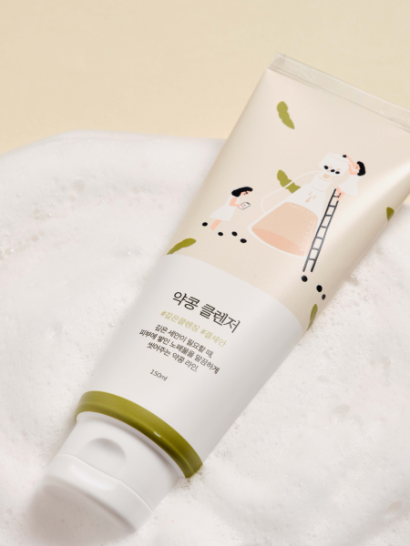 Смягчающая пенка-скраб для умывания с экстрактом соевых бобов Round Lab Soybean Cleanser Смягчающая пенка-скраб для умывания с экстрактом соевых бобов Round Lab Soybean Cleanser