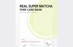 Тканевая маска для сужения пор с экстрактом чая матча Some By Mi Real Super Matcha Pore Care Mask