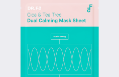 Успокаивающая тканевая маска с центеллой и чайным деревом DR.F5 Cica & Tea Tree Dual Calming Mask Sheet