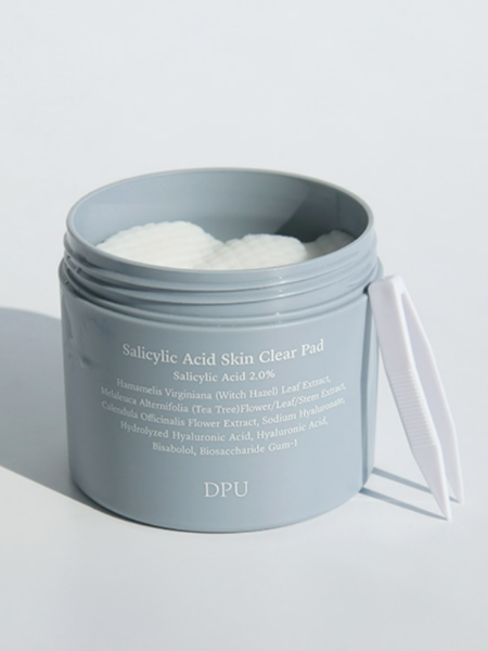 Отшелушивающие тонер-пэды для лица с салициловой кислотой 2% DPU Salicylic Acid Skin Clear Pad Отшелушивающие тонер-пэды для лица с салициловой кислотой 2% DPU Salicylic Acid Skin Clear Pad