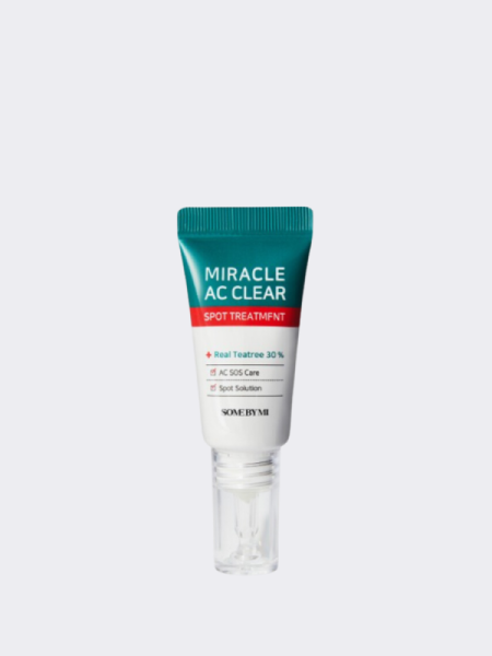 Точечный крем-маска против высыпаний с экстрактом чайного дерева Some By Mi Miracle AC Clear Spot Treatment Точечный крем-маска против высыпаний с экстрактом чайного дерева Some By Mi Miracle AC Clear Spot Treatment