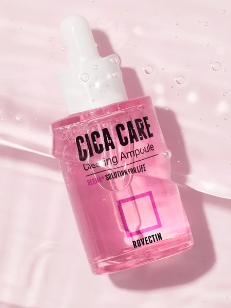 Успокаивающая ампульная сыворотка для лица с экстрактом центеллы азиатской ROVECTIN Skin Essentials Cica Care Clearing Ampoule Успокаивающая ампульная сыворотка для лица с экстрактом центеллы азиатской ROVECTIN Skin Essentials Cica Care Clearing Ampoule